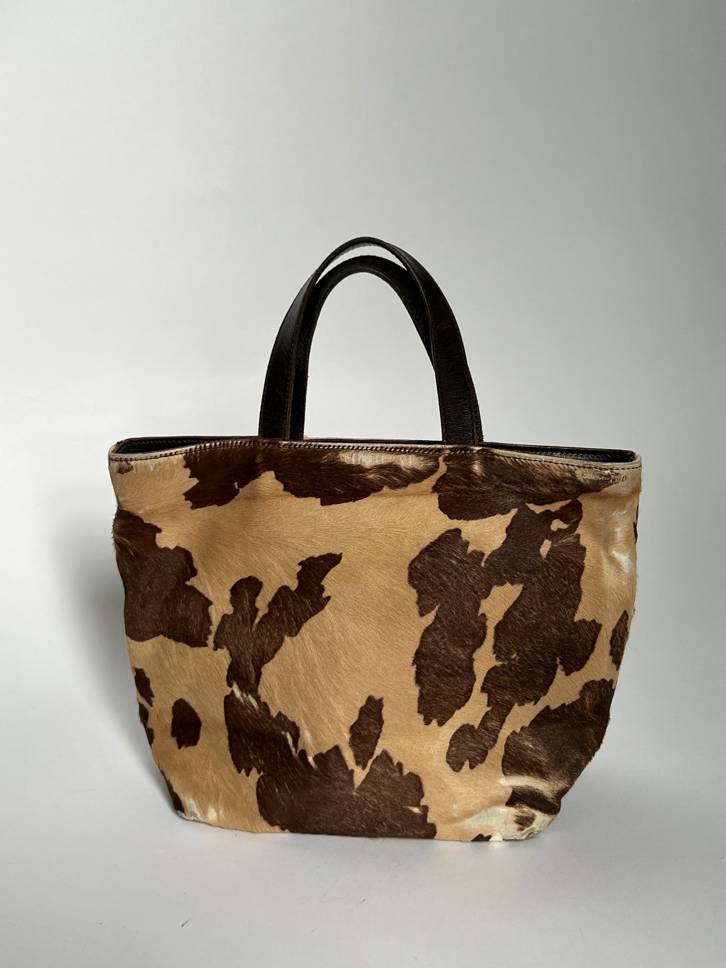 Distressed Mini Cowhide Tote