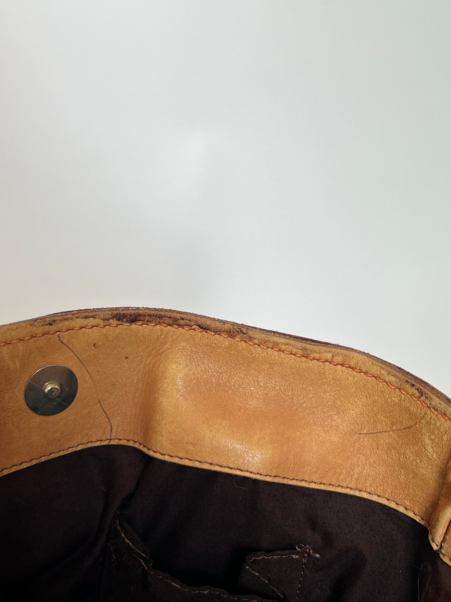 Distressed Large Cowhide Tote