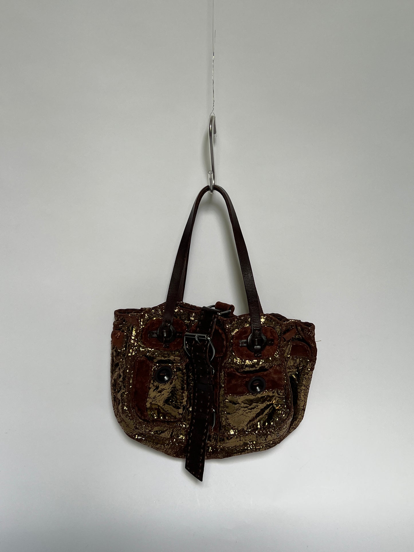 Gold Y2K Buckle Bag