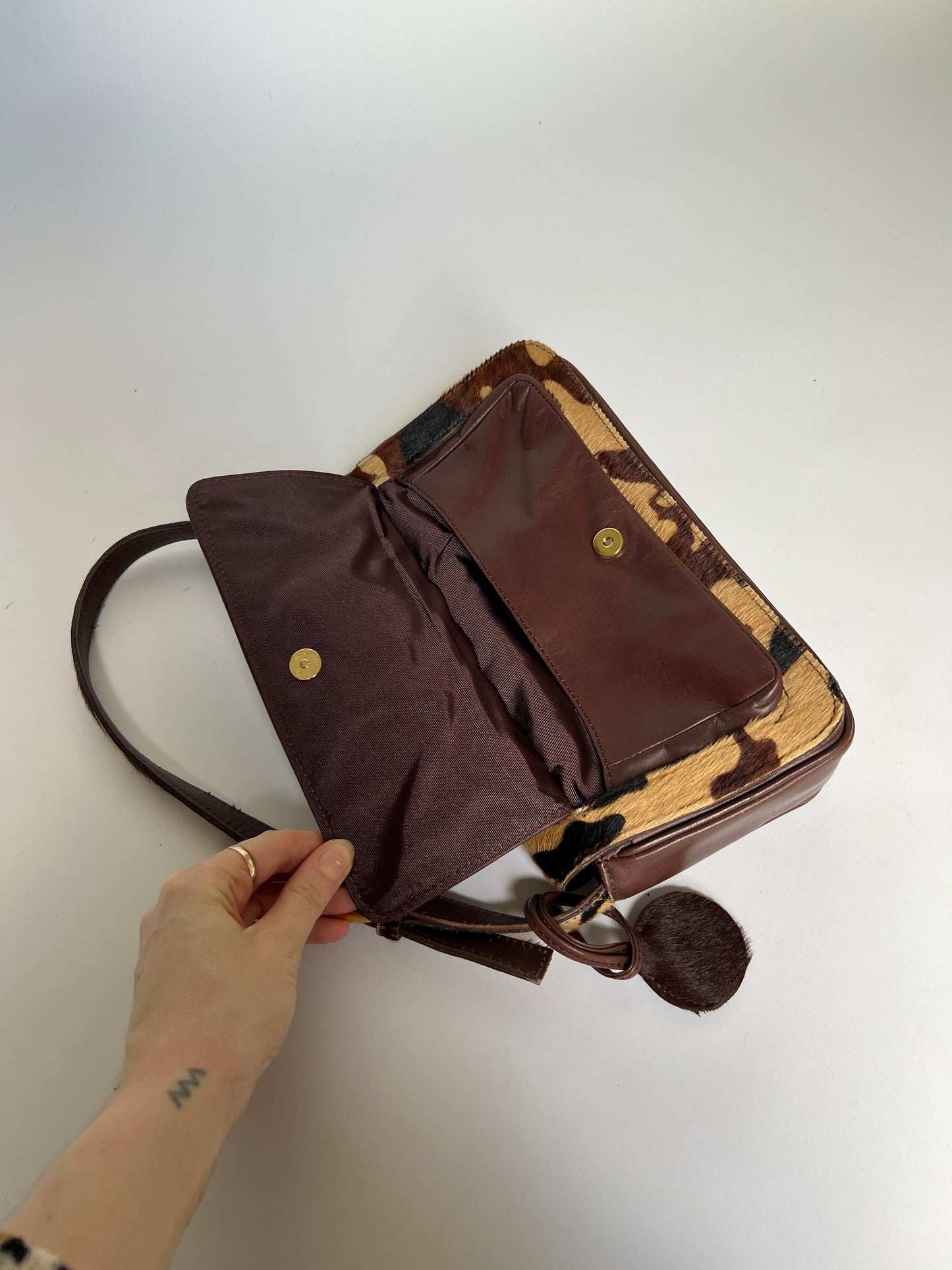 Camo Pony Hair Bag