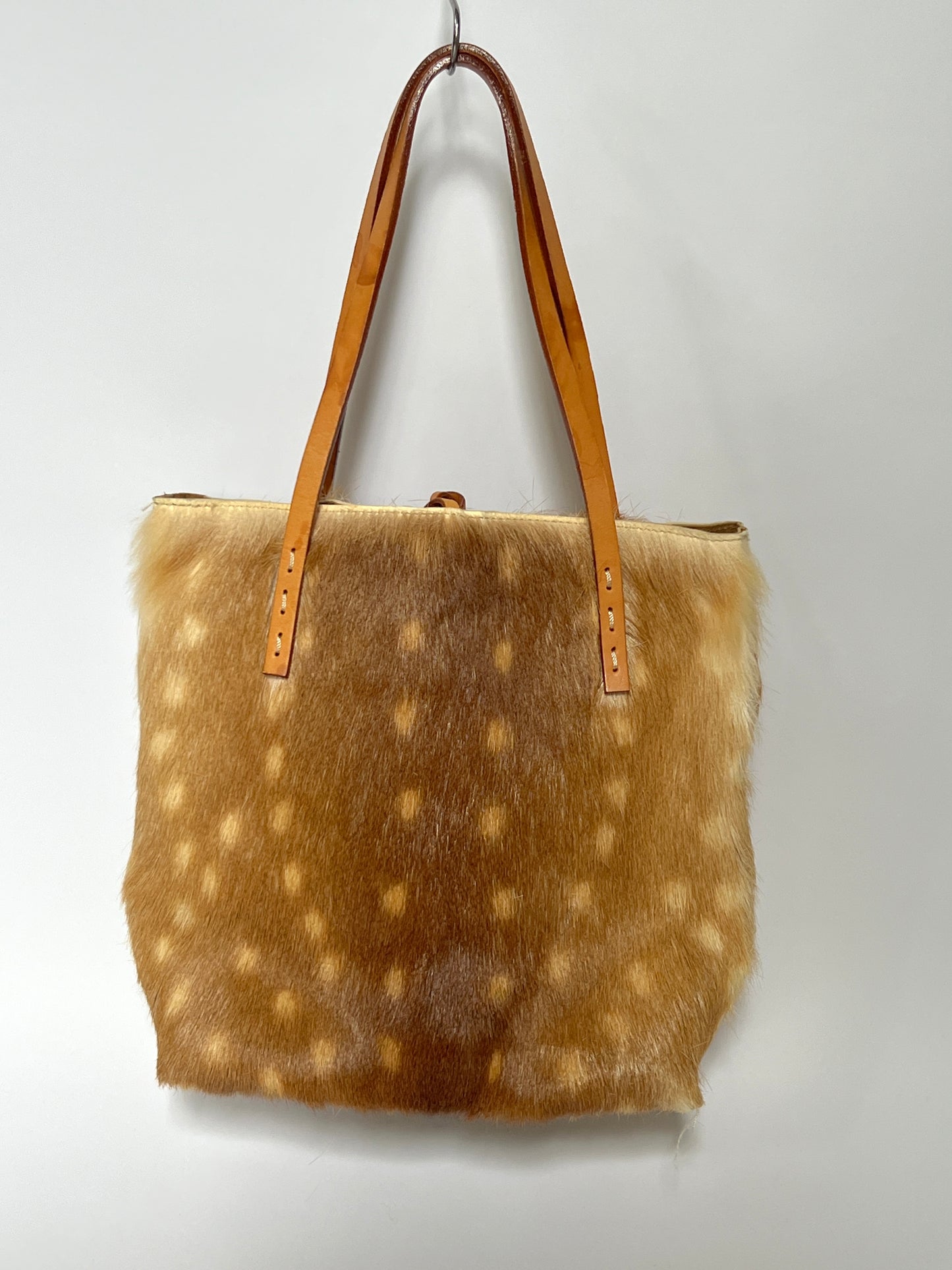 Rare Italian Deer Hair Tote