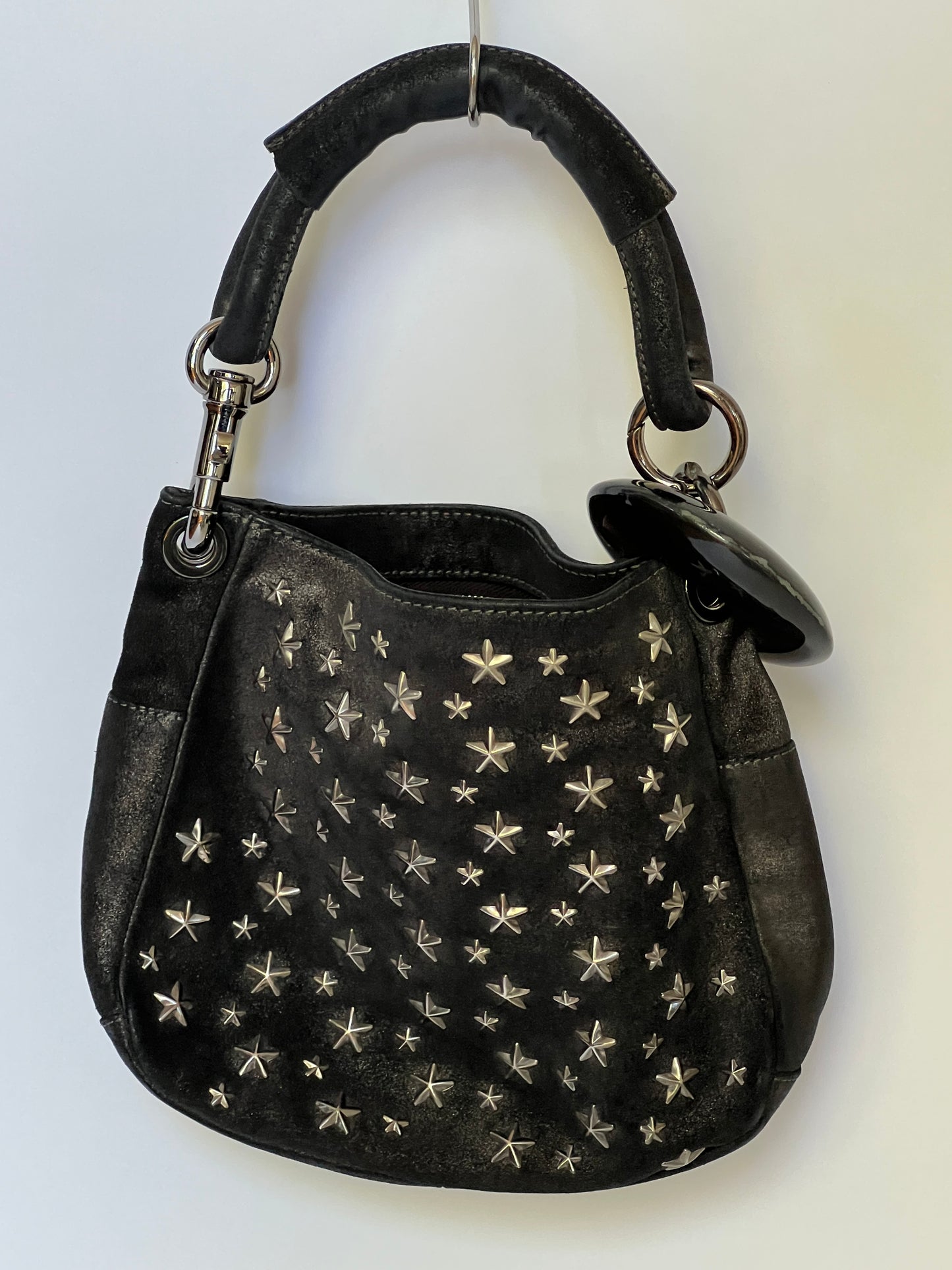 Star Studded Suede hobo Bag