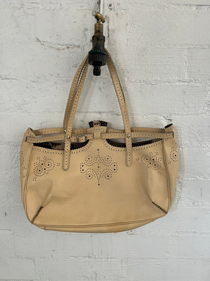 French Leather Laser Cut Tote