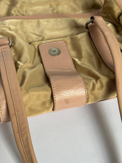 Prada Cammello Tessuto Nylon Buckle Bag