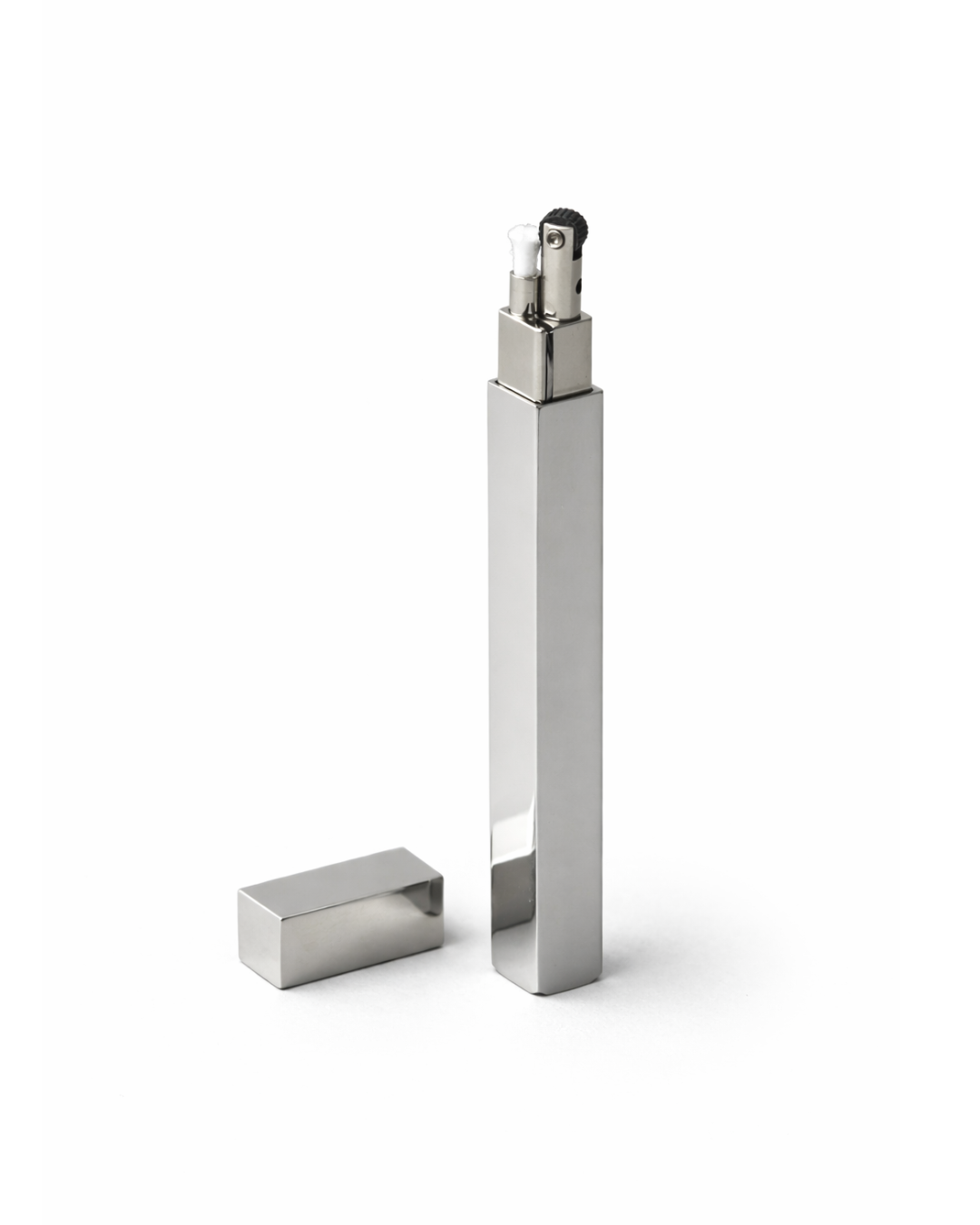 Queue Silver Metal Petrol Lighter