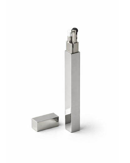 Queue Silver Metal Petrol Lighter
