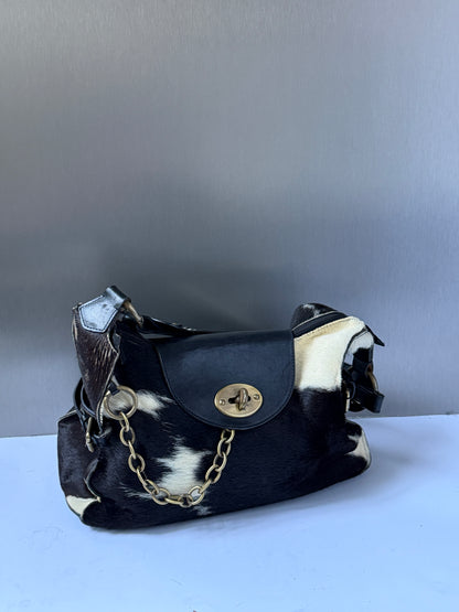 Italian Cowhide Chain Shoulder Bag