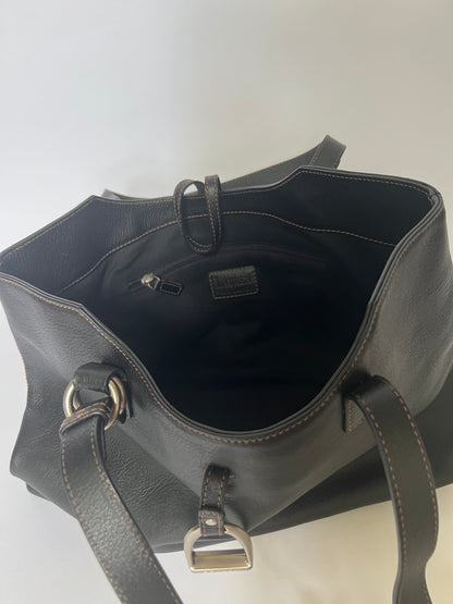 Ralph Lauren Equestrian Stirrup Leather Tote