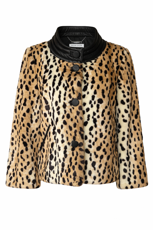 Faux Fur Coat 010 (Size M)