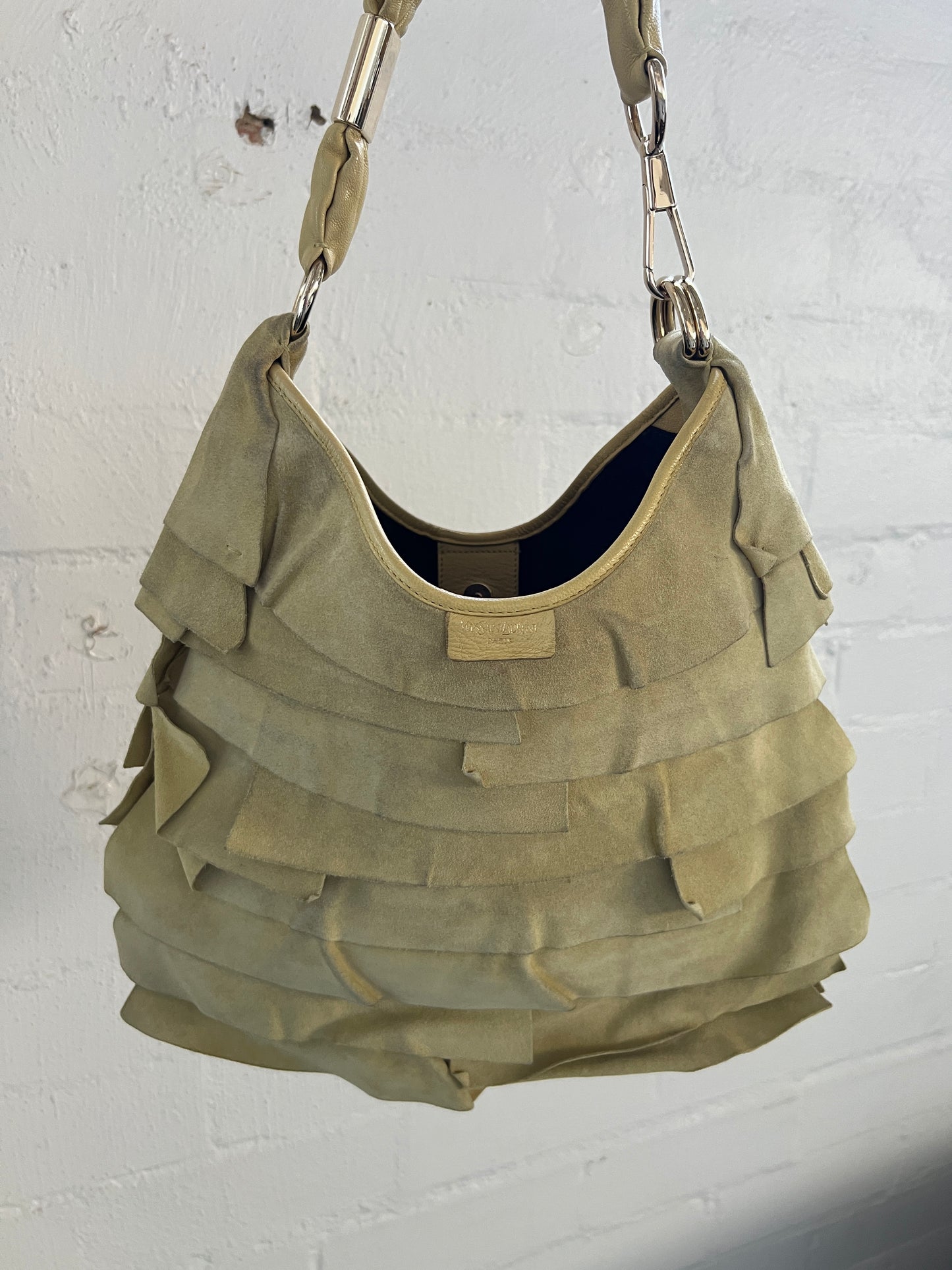 YSL St Tropez Suede Bag