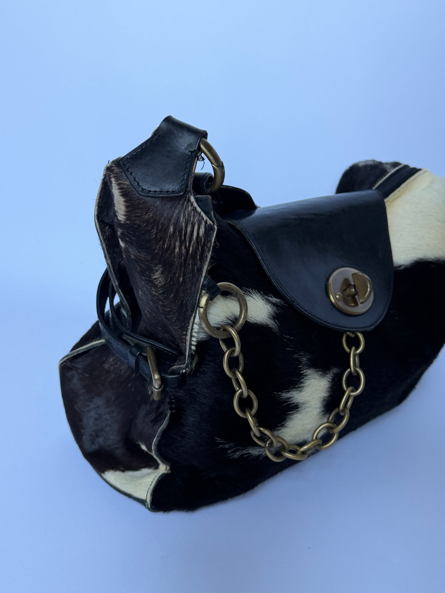 Italian Cowhide Chain Shoulder Bag