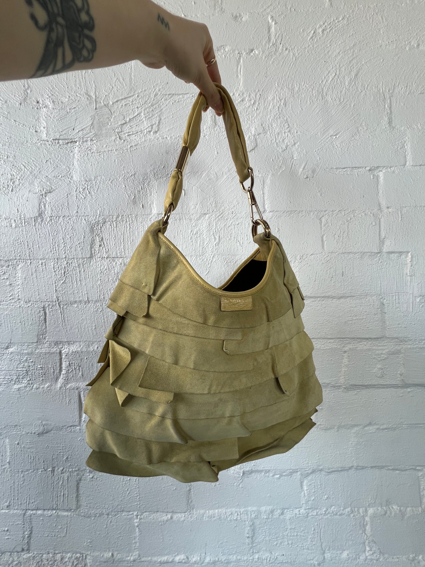 YSL St Tropez Suede Bag