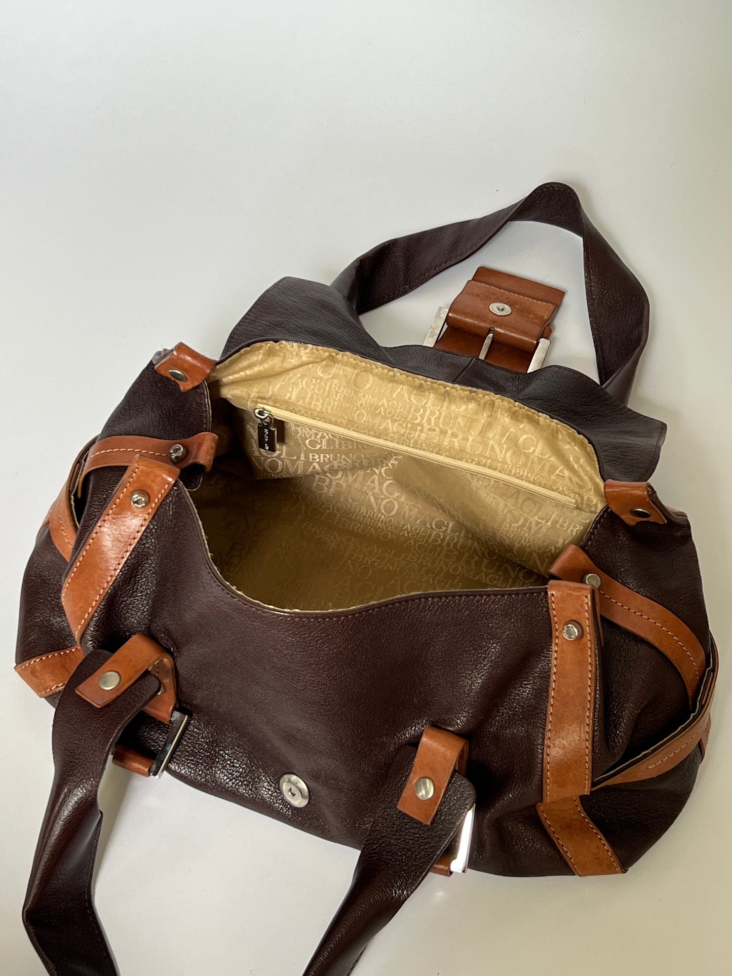 Rare Y2K Leather Buckle Bag
