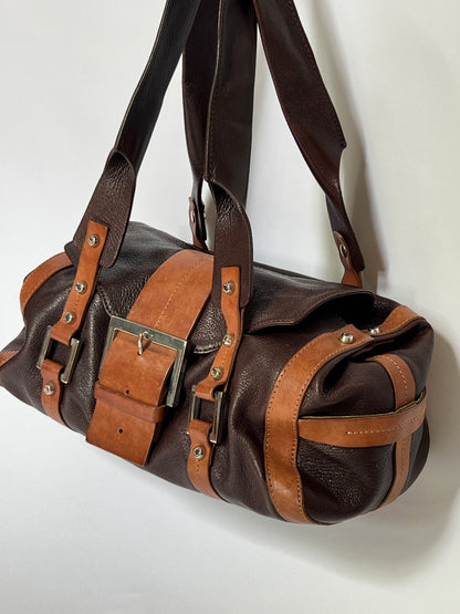 Rare Y2K Leather Buckle Bag