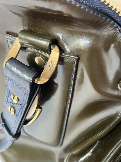 Chloé Patent Leather Gem Hardware Bag – Olive