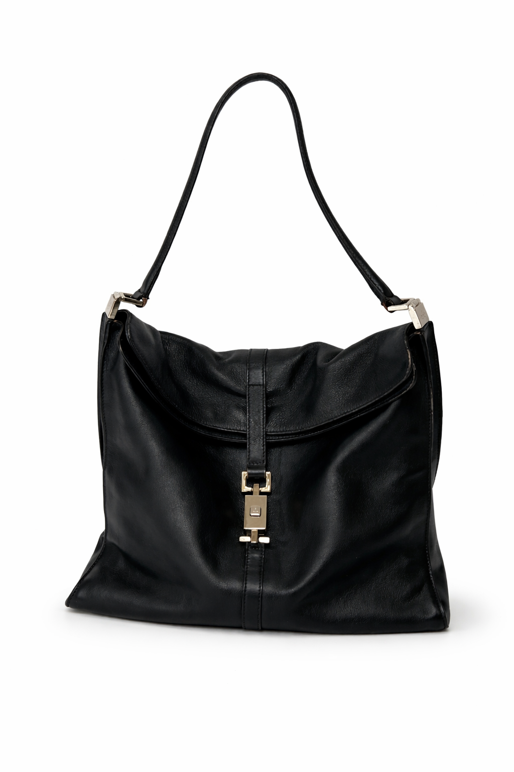 Gucci Jackie Black Leather Shoulder Bag