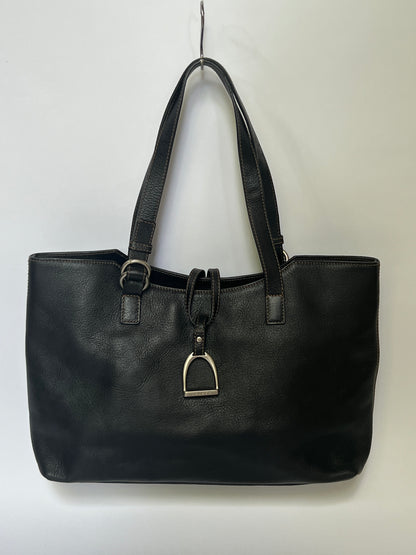 Ralph Lauren Equestrian Stirrup Leather Tote