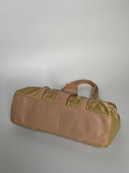 Prada Cammello Tessuto Nylon Buckle Bag