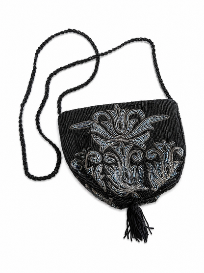 Beaded Evening Bag with Tassel
