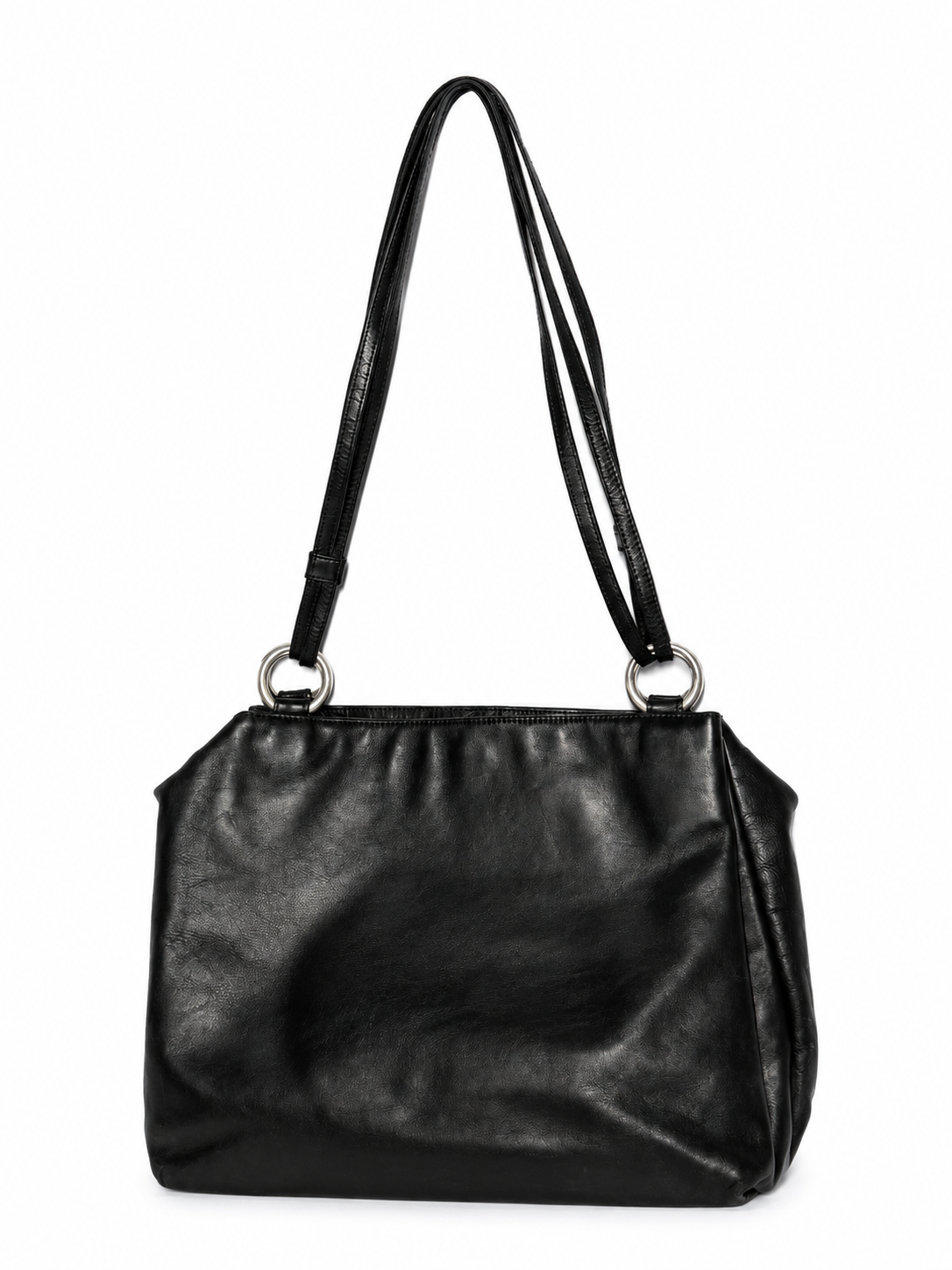 Vintage Bally Silver Ring Tote Bag