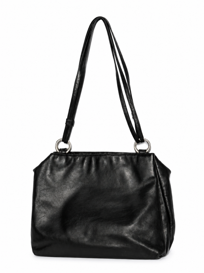 Vintage Bally Silver Ring Tote Bag