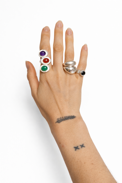 Black Onyx Pinky Ring