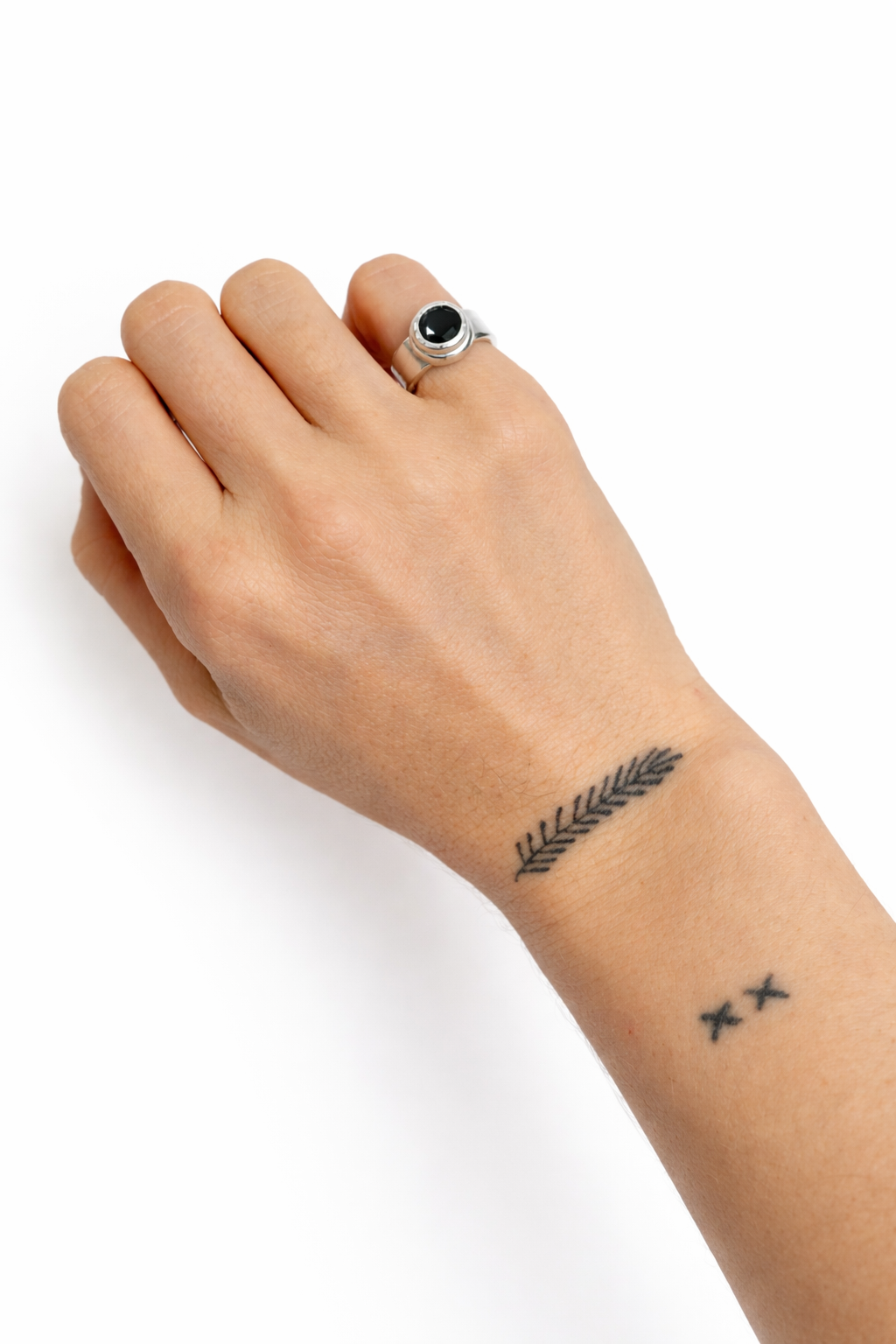 Black Onyx Pinky Ring