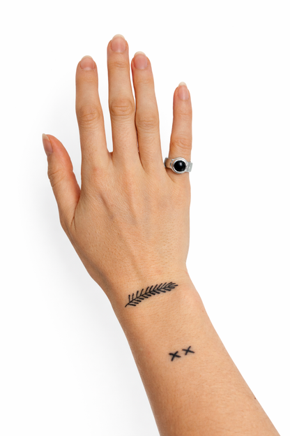 Black Onyx Pinky Ring