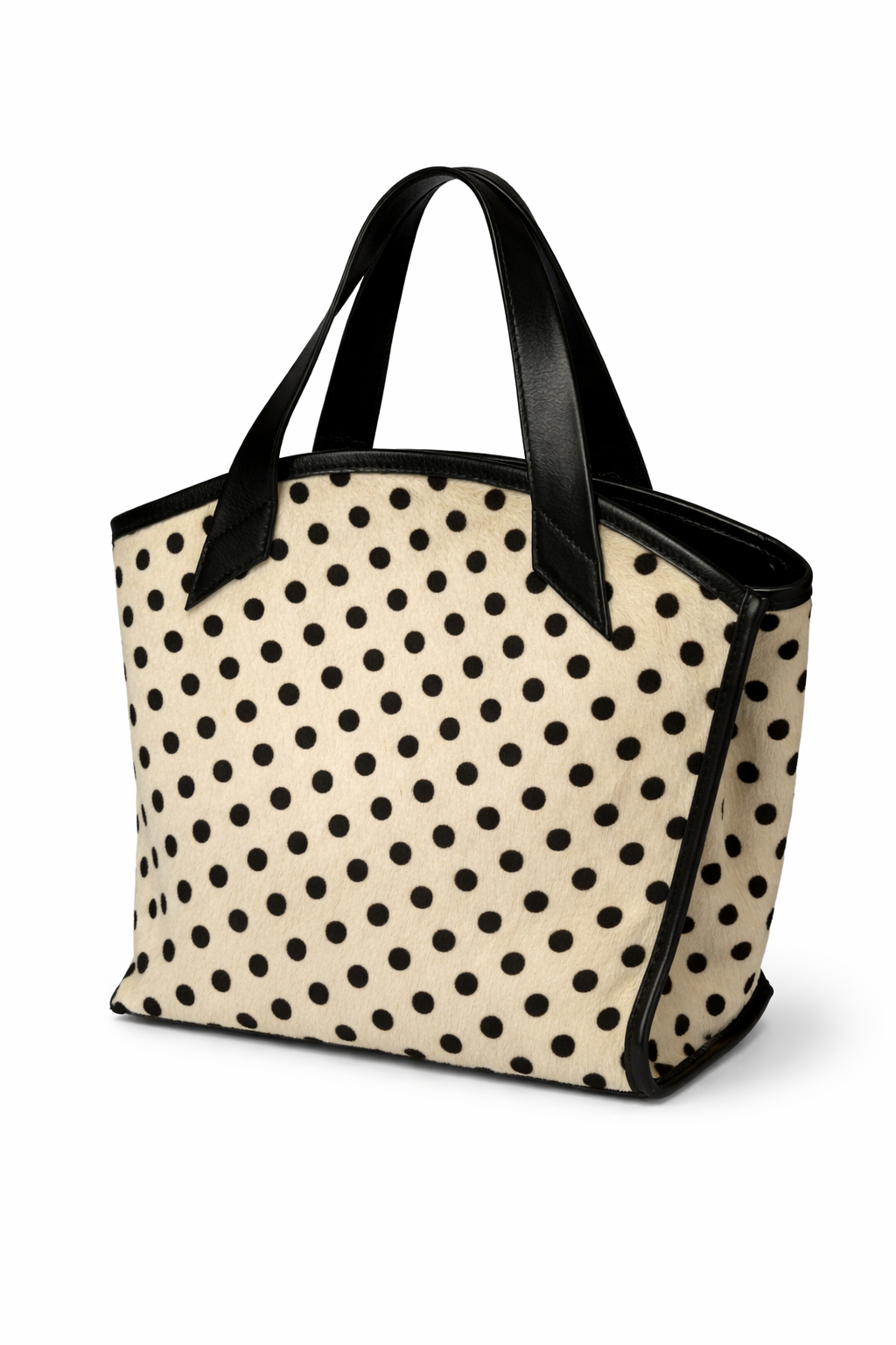Furla Pony Hair Polka Dot Tote