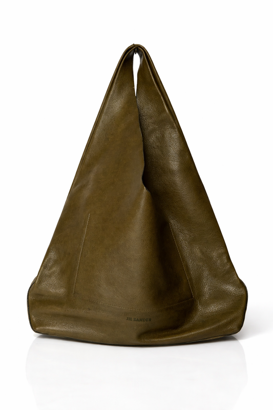 Jil Sander Italian Leather Hobo Tote