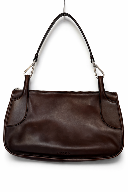 Prada Early-2000s Leather Shoulder Bag