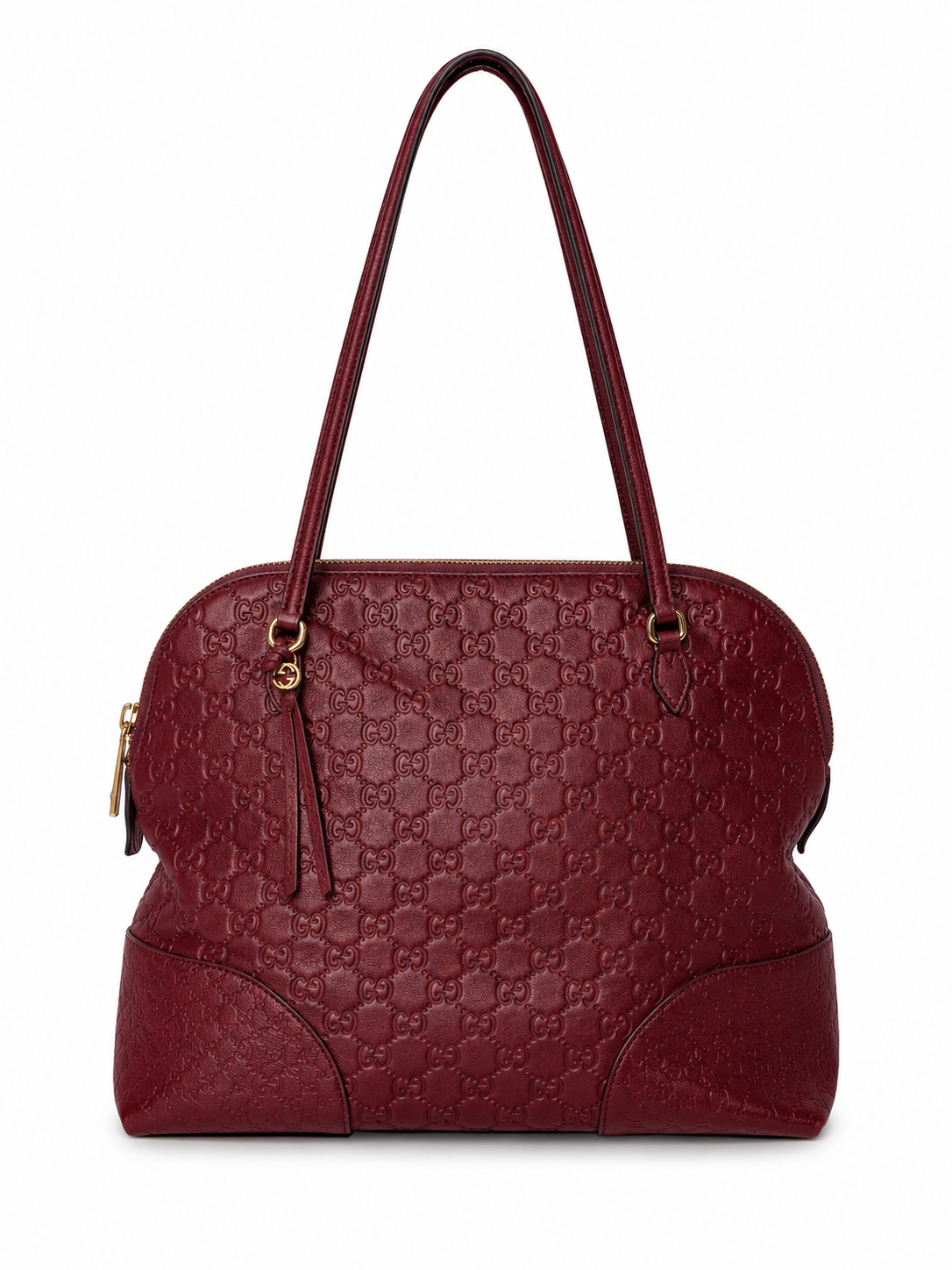 Gucci Burgundy Guccissima Leather Tote Bag