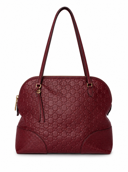 Gucci Burgundy Guccissima Leather Tote Bag