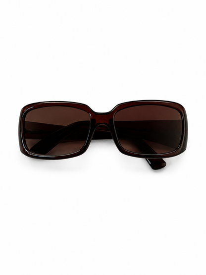 Fendi Brown Rectangular Sunglasses