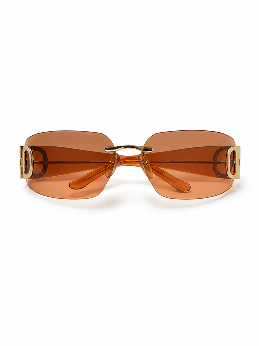 Salvatore Ferragamo Rimless Gancini Sunglasses
