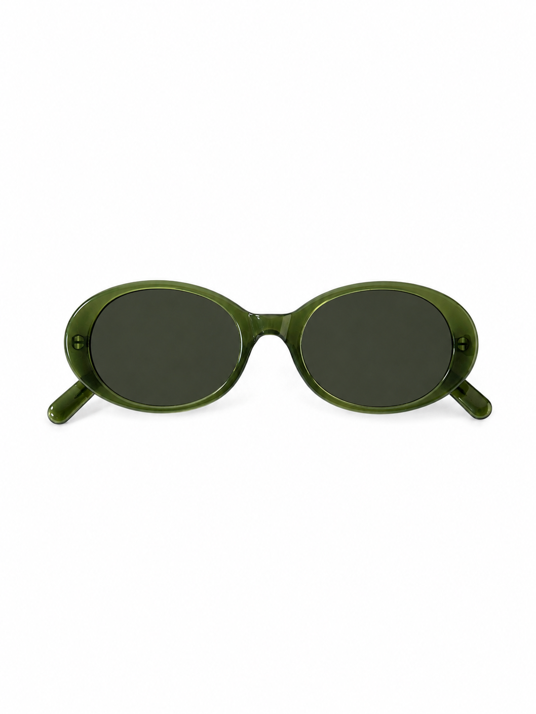Furla Green Oval Sunglasses