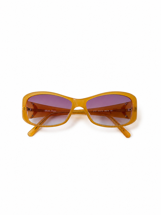 Salvatore Ferragamo Purple Lens Sunglasses