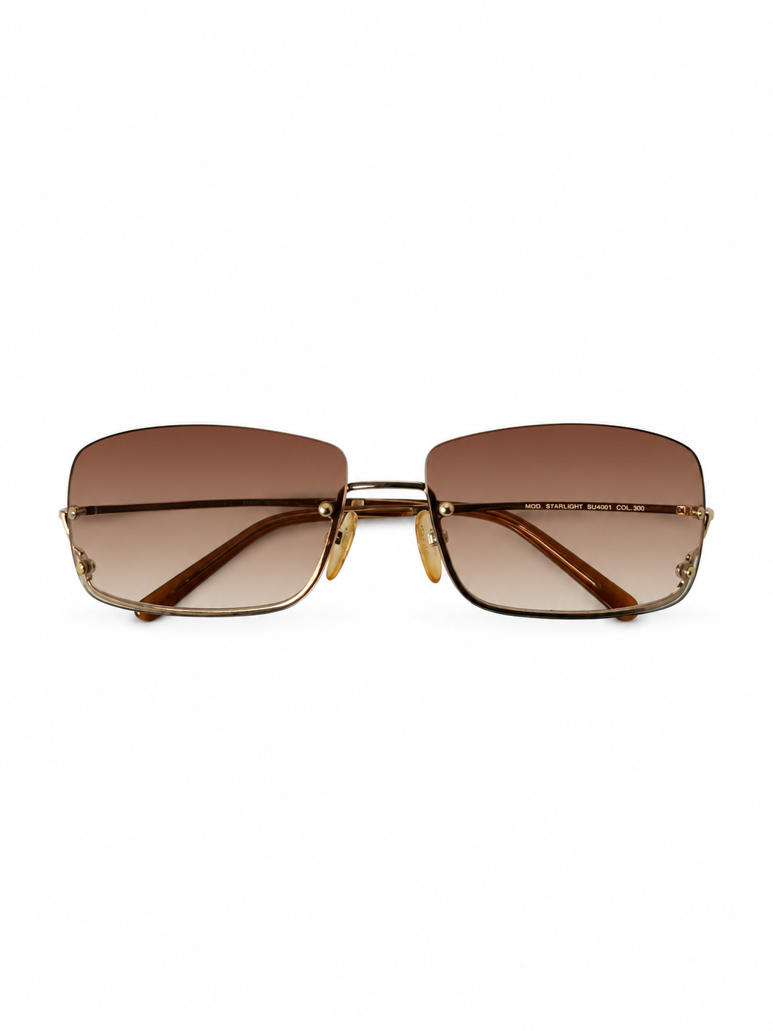 Furla Gold Starlight Rimless Sunglasses