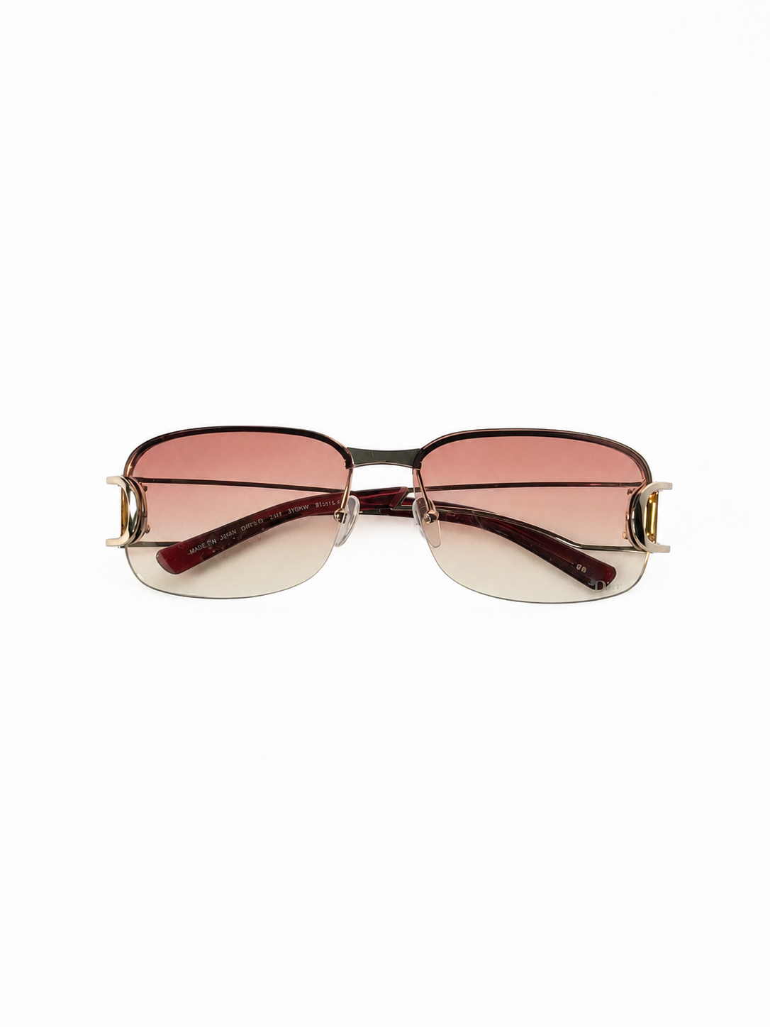 Christian Dior DIORLY Pink Gradient Y2K Sunglasses