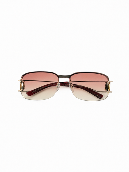 Christian Dior DIORLY Pink Gradient Y2K Sunglasses