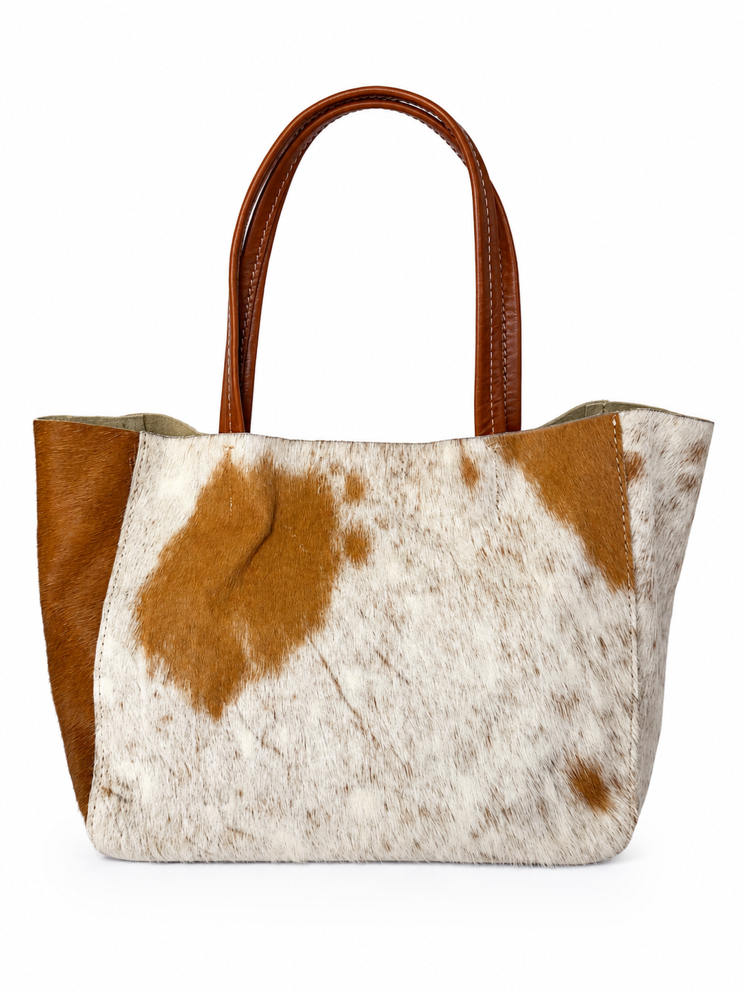 Cow Print Hair-On Cowhide Tote Bag
