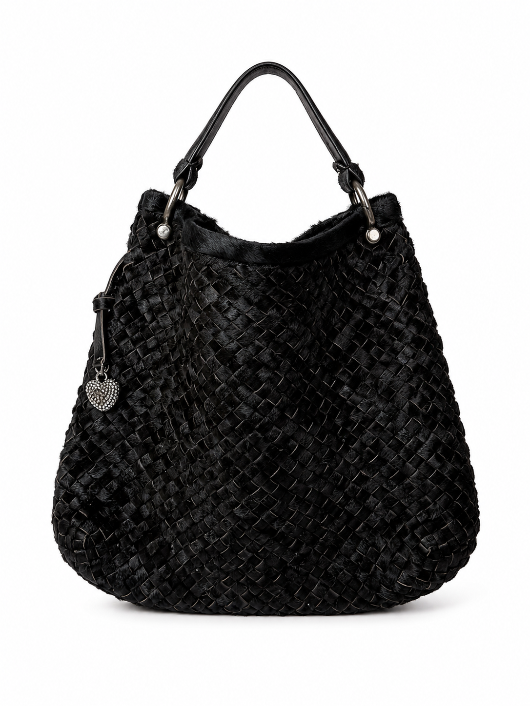 Falorni Intrecciato Calf Hair Handbag