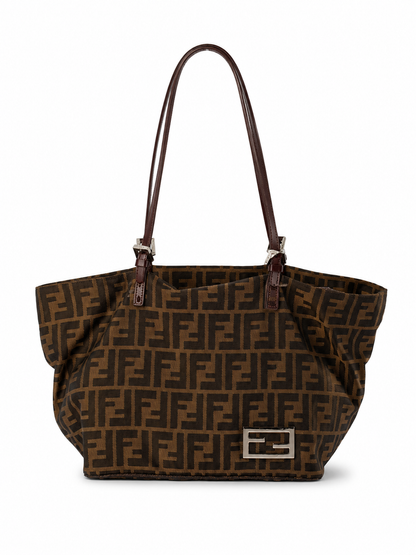 Fendi Zucca Nylon Mamma Bucket Bag