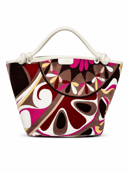 Pucci Multicolour Print Terrycloth Tote Bag