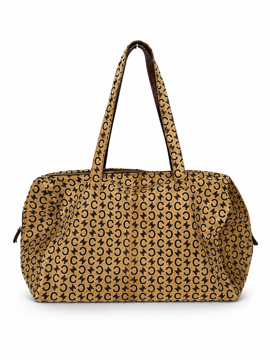 Rare Vintage Céline Pony Hair Madame Boston Bag Large