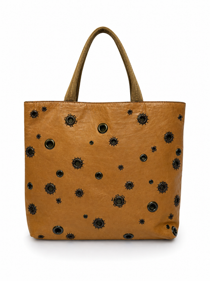 Archive 1999 Prada Grommet Tote Bag