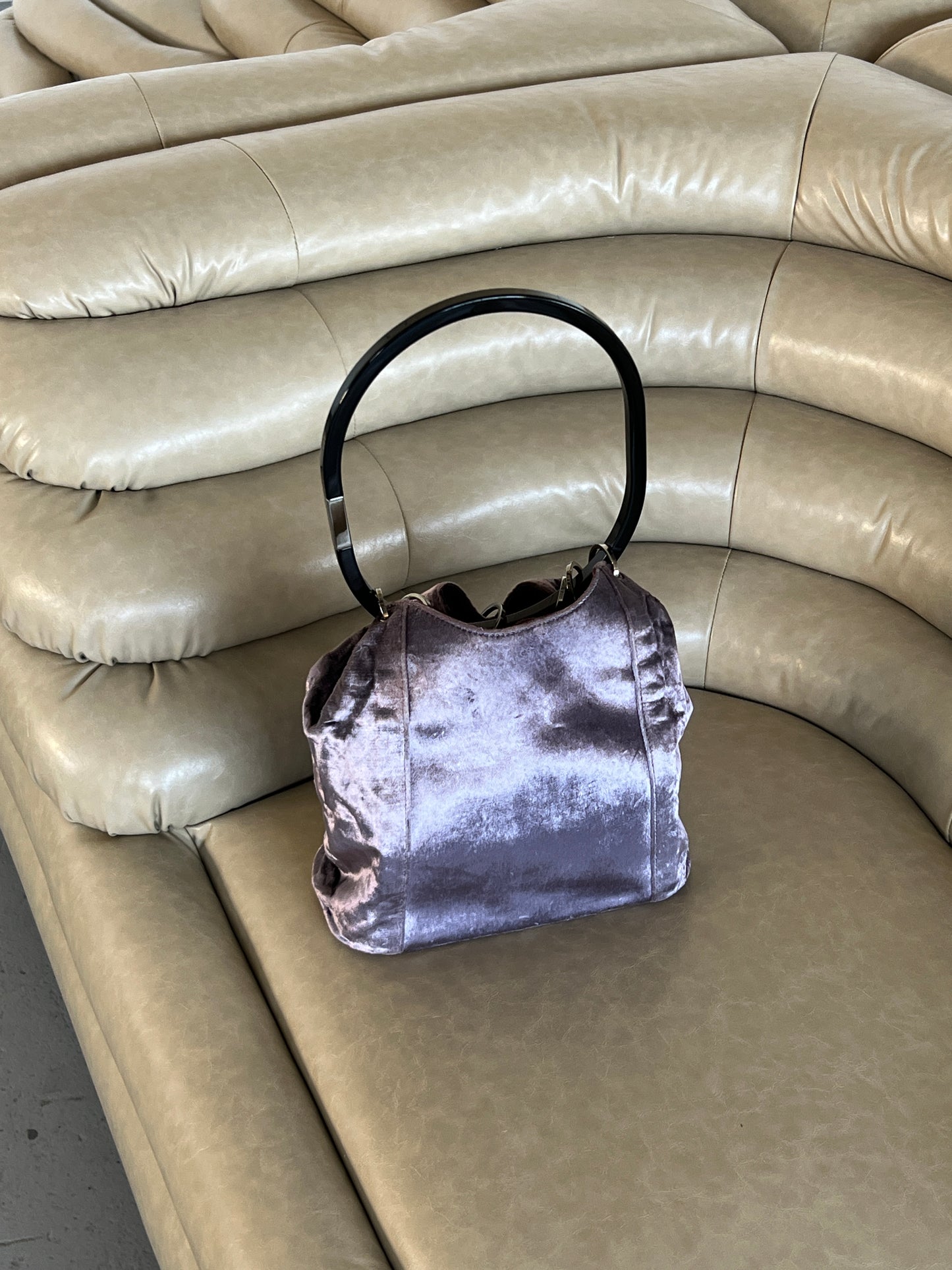 Gucci by Tom Ford 1999 Velvet Bucket Bag