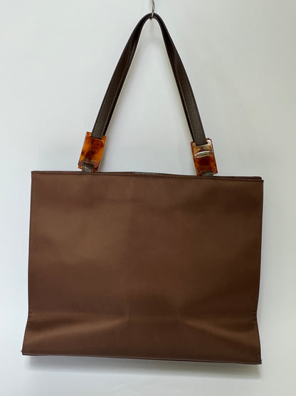 YSL Nylon & Tortoiseshell Tote