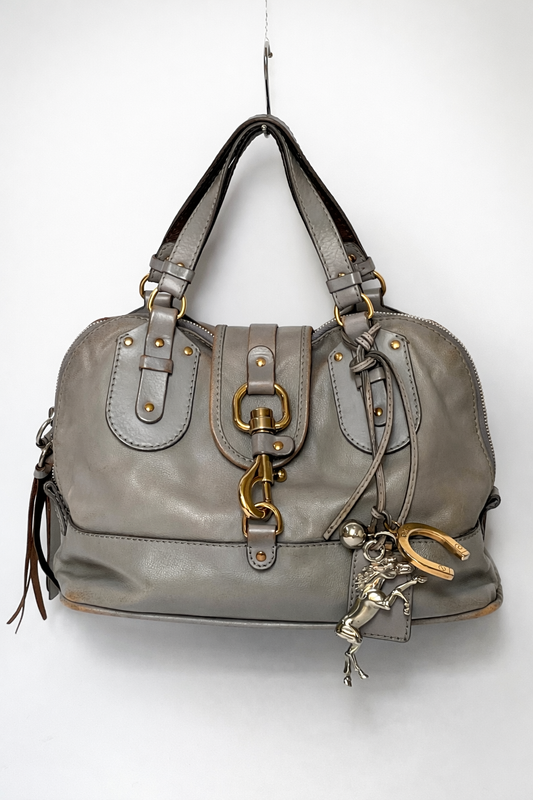 Chloé Kerala Leather Satchel with Charms