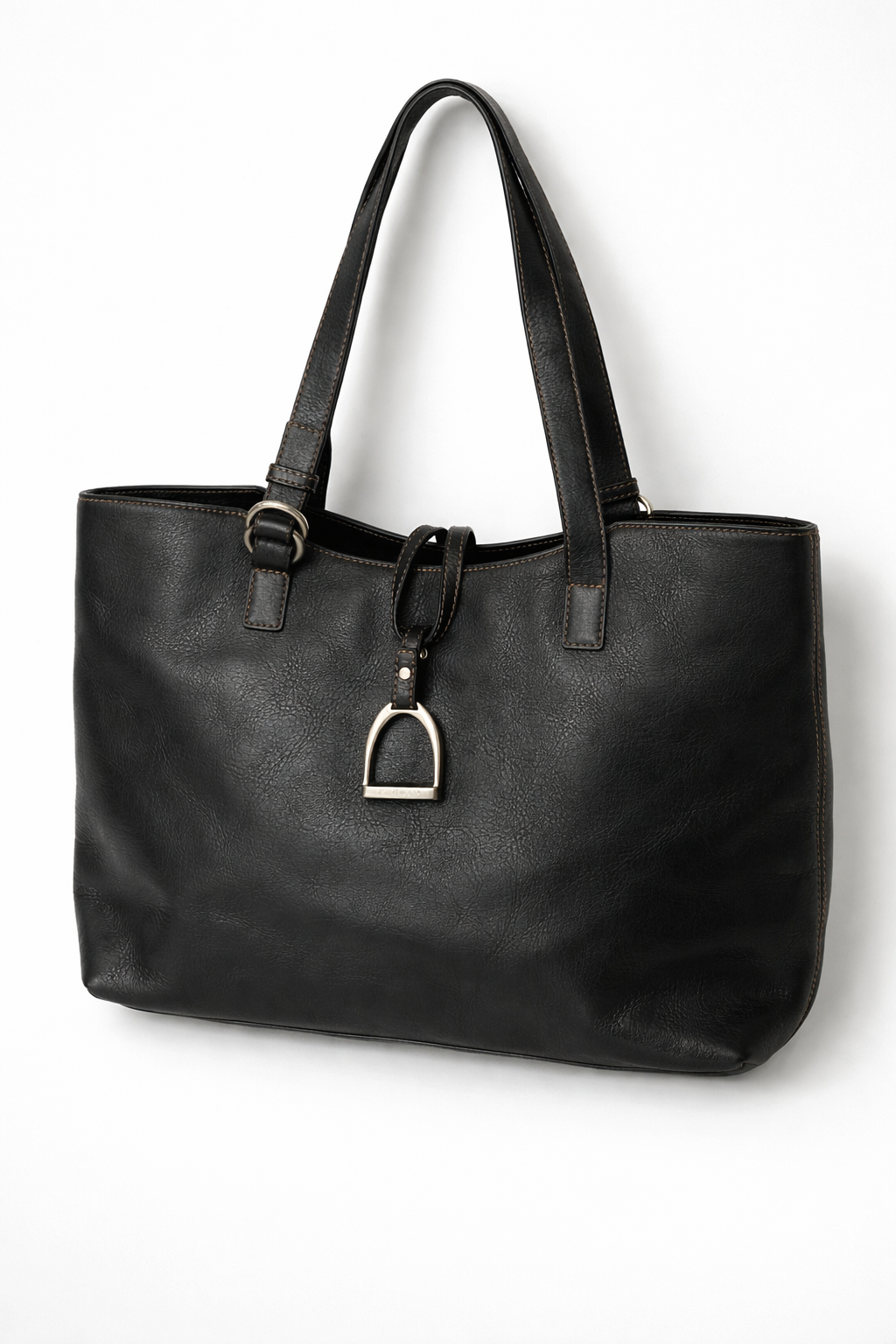 Ralph Lauren Equestrian Stirrup Leather Tote